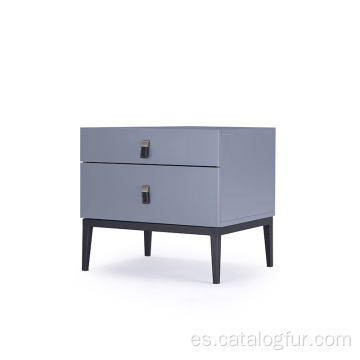 Mesita de noche barata muebles modernos de mesita de noche del dormitorio del gabinete de almacenamiento